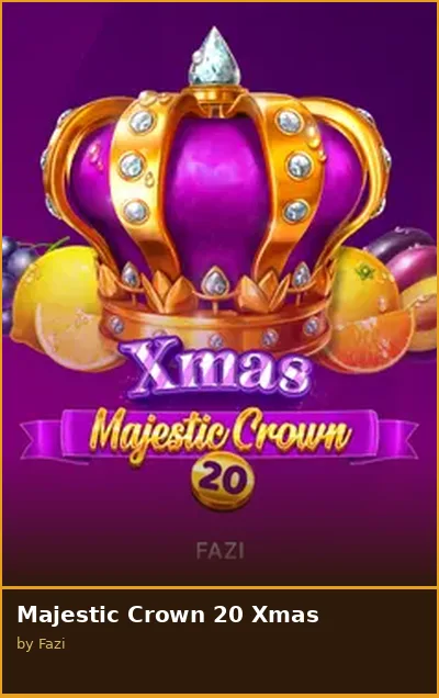 Majestic Crown 20 Xmas