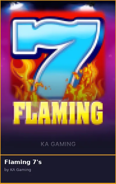 Flaming 7 s