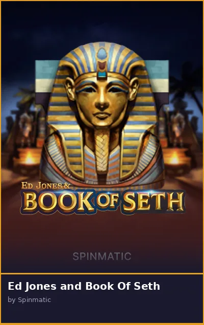 Ed Jones and Book Of Seth