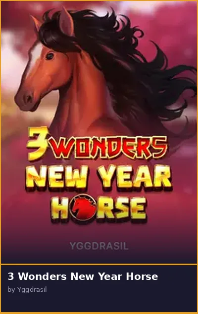 3 Wonders New Year Horse